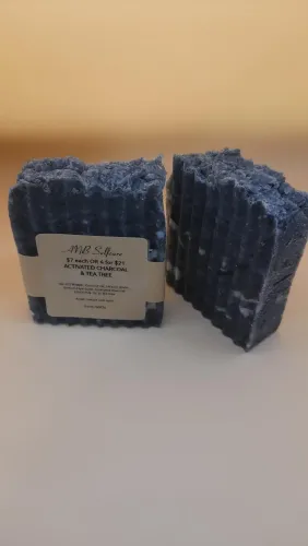 SOAP BAR | ACTIVATED CHARCOAL & TEA TREE